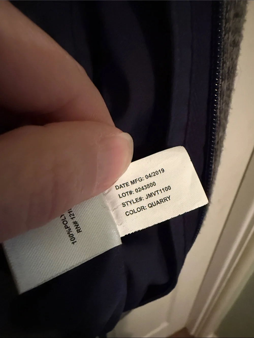 johnnie-O‎ Gray Full-Zip Fleece Vest with TPC Colorado Embroidery